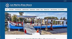 Desktop Screenshot of lesmarinsdeaudouce.fr